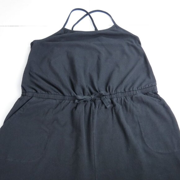 TORRID Active Women's Black Knit Crisscross Back Crop Jumpsuit Size 3/3x - Picture 3 of 8